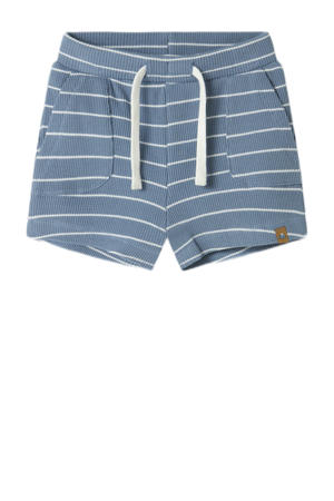 casual short blauw