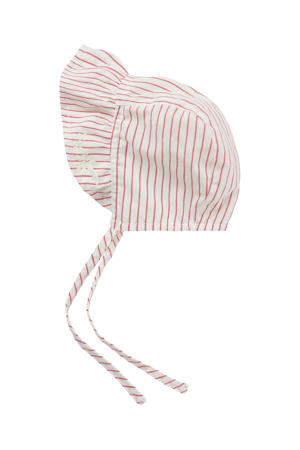 zonnehoed NBFFILINE wit/rood