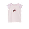 NAME IT BABY T-shirt lila broderie