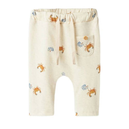 NAME IT BABY babybroek ecru Jongens Katoen Gemêleerd
