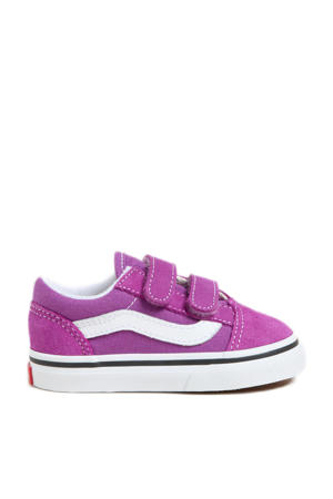 Old Skool V sneakers fuchsia/wit