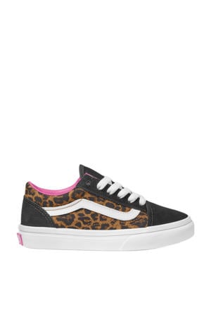 Old Skool sneakers zwart/camel/roze