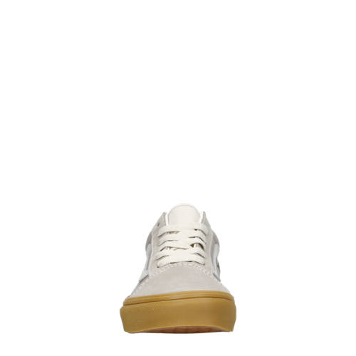 VANS Old Skool sneakeers grijs/wit Jongens/Meisjes Canvas Printopdruk