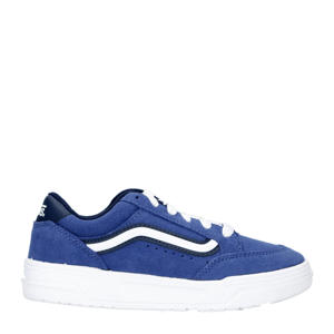 Hylane Suede sneakers kobaltblauw/wit/donkerblauw