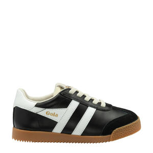 Elan  leren sneakers zwart