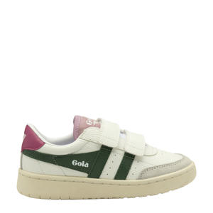 Falcon Strap  leren sneakers wit/blauw