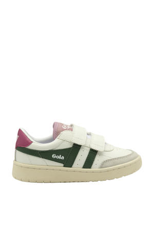 Falcon Strap  leren sneakers wit/blauw