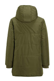 thumbnail: anytime gewatteerde reversible jas zebra/khaki