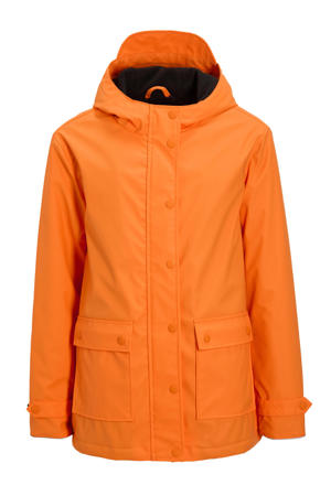 regenjas met voering oranje