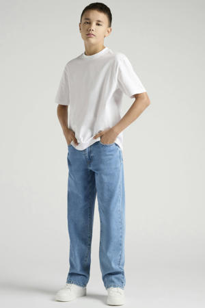 loose fit jeans light blue denim