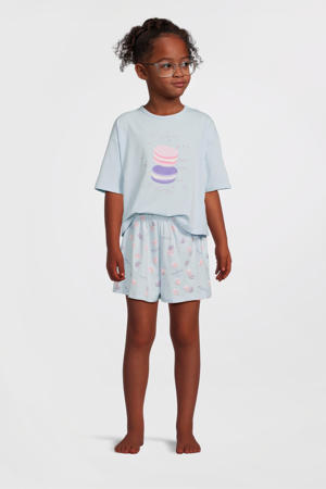 shortama NKFNIGHTSET MACARON lichtblauw