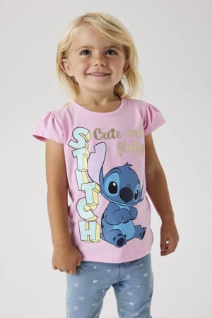Lilo & Stitch T-shirt roze