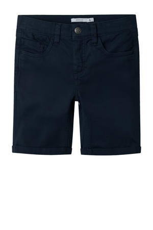 casual short donkerblauw