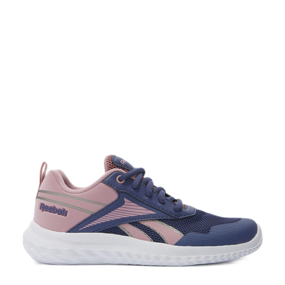 Roze en blauwe jongens en meisjes Reebok Rush Runner 5 sneakers van mesh-pu/voering: mesh/voetbed: eva met veters
