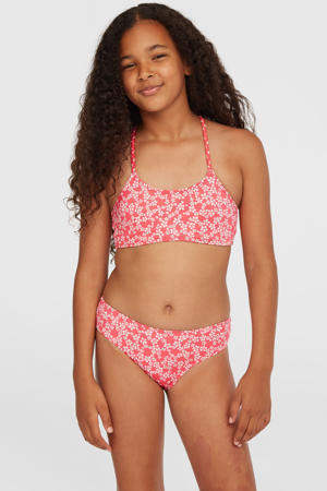 crop bikini Tropics roze/wit