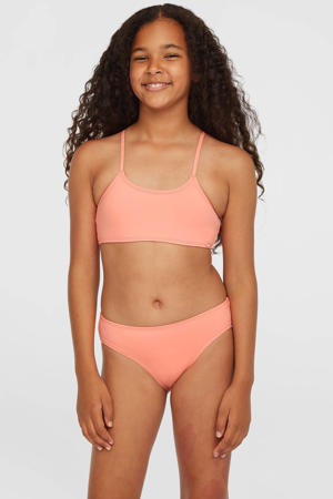 crop bikini Essentials koraalrood