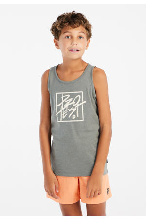 singlet grijs