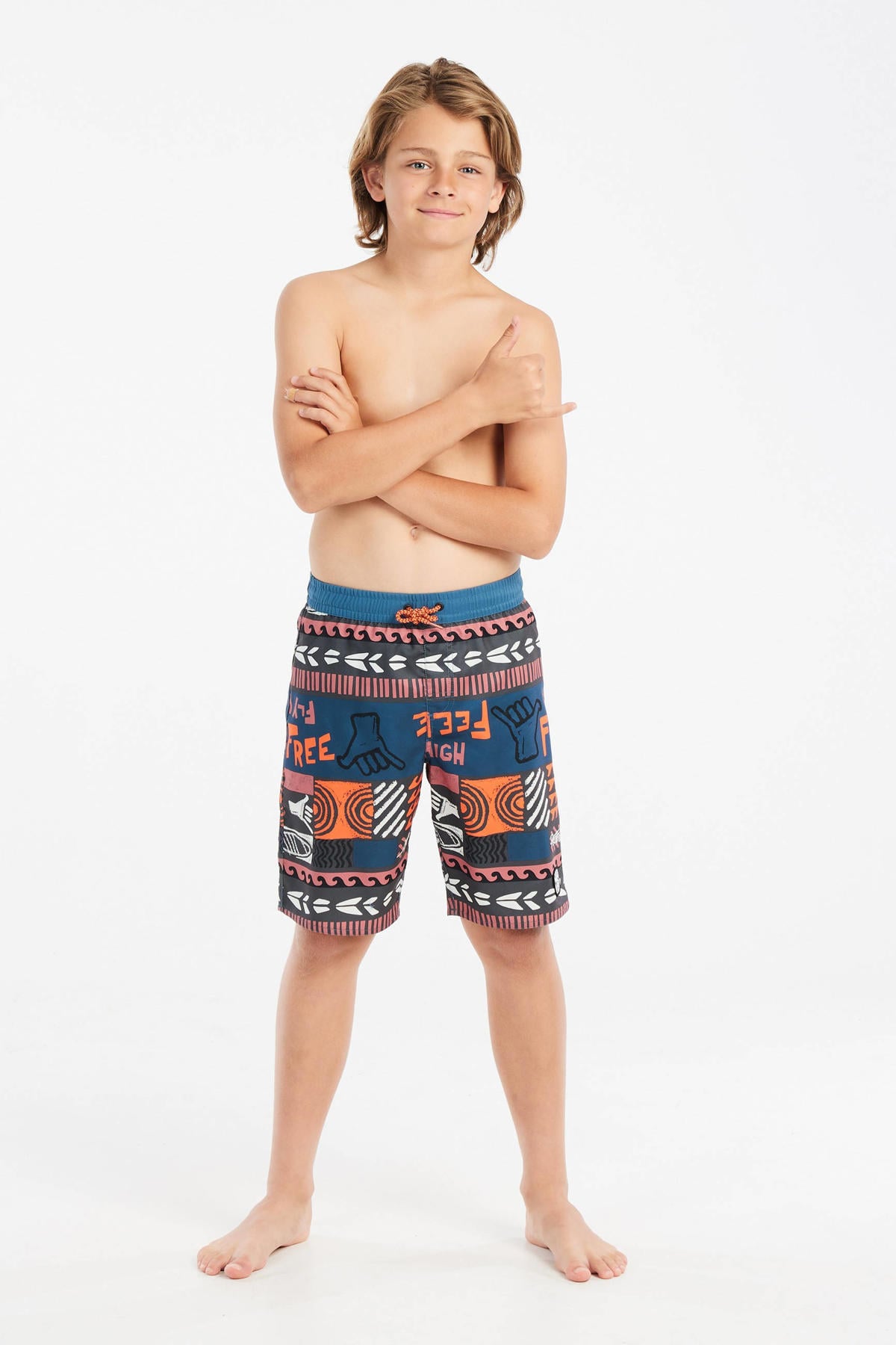 Protest Costume da bagno da ragazzo PRTWarner JR, Verde