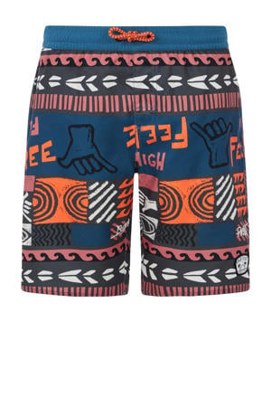 zwemshort PRTRONALD JR blauw/oranje