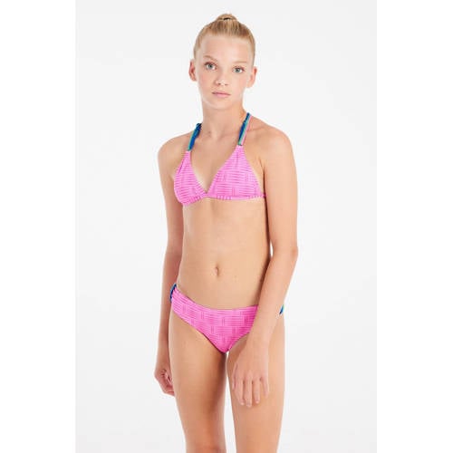 Protest triangel bikini PRTFIMKE 25 JR roze Meisjes Polyester Effen - maat 140 afbeelding
