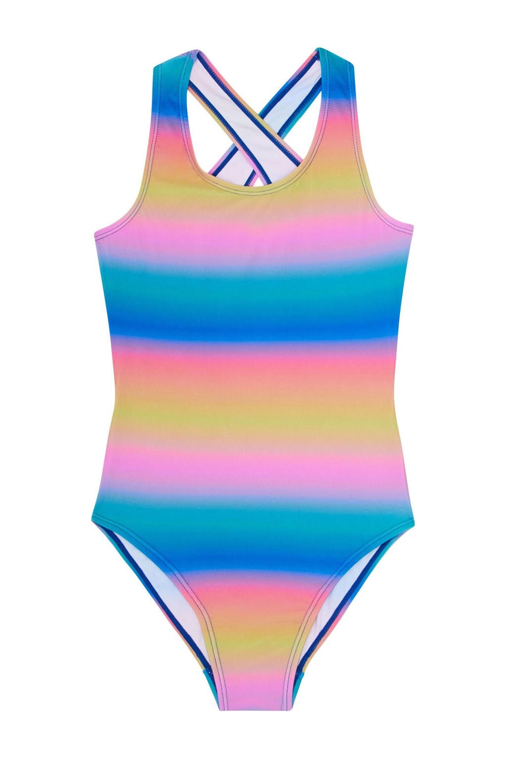 Protest badpak PRTINES JR blauw/roze/geel