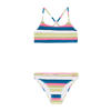 Protest crop bikini PRTWIRL JR geel/blauw/wit