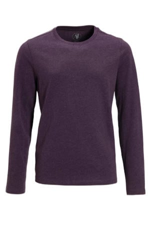 longsleeve paars melange