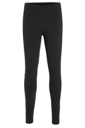 fleece legging grijs melange