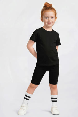 skinny biker short zwart