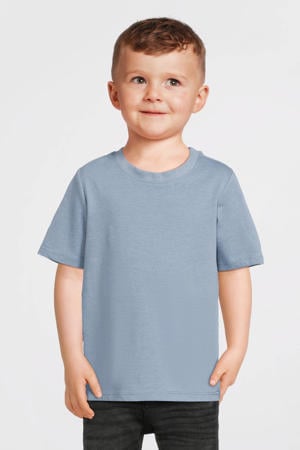 T-shirt lichtblauw melange