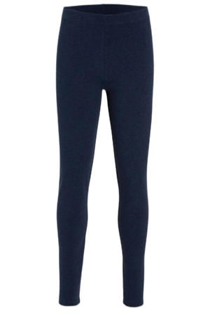 legging donkerblauw melange