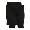 Anytime biker shorts zwart (set van 2)