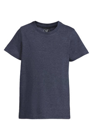 T-shirt donkerblauw melange