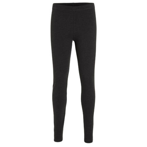 Anytime legging donkergrijs melange Meisjes Katoen Gemêleerd - maat 98/104 afbeelding