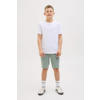JACK & JONES JUNIOR sweatshort JPSTLOGO met logo zachtgroen