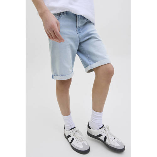 JACK & JONES JUNIOR denim short light blue denim Korte broek Blauw Effen - maat 152 afbeelding