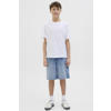 JACK & JONES JUNIOR denim short light blue denim