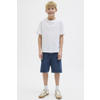 JACK & JONES JUNIOR denim short dark blue denim