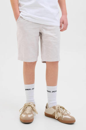 casual short lichtgrijs
