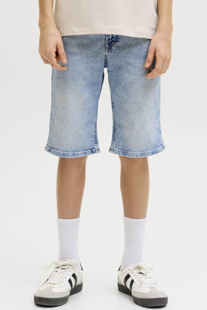 regular denim short light blue denim