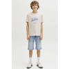 JACK & JONES JUNIOR regular denim short light blue denim