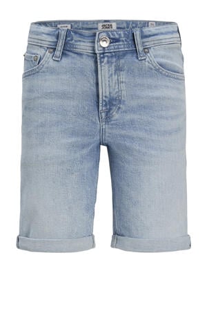 regular denim short light blue denim