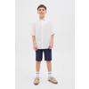 JACK & JONES JUNIOR casual short donkerblauw