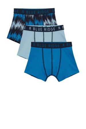 boxershort - set van 3 blauw