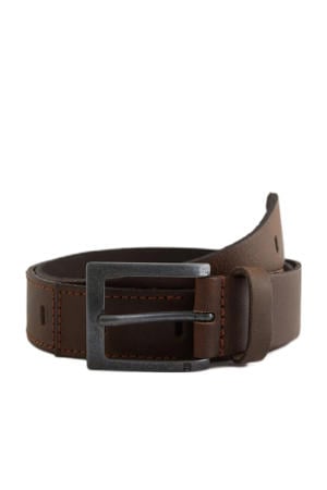 leren riem donkerbruin