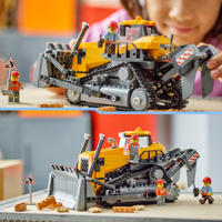 thumbnail: LEGO City Gele Bulldozer, Bouwplaatsvoertuig 60466