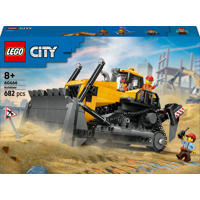 thumbnail: LEGO City Gele Bulldozer, Bouwplaatsvoertuig 60466
