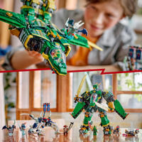 thumbnail: LEGO Ninjago Lloyds Vliegtuigmecha, Ninjabouwset 71845