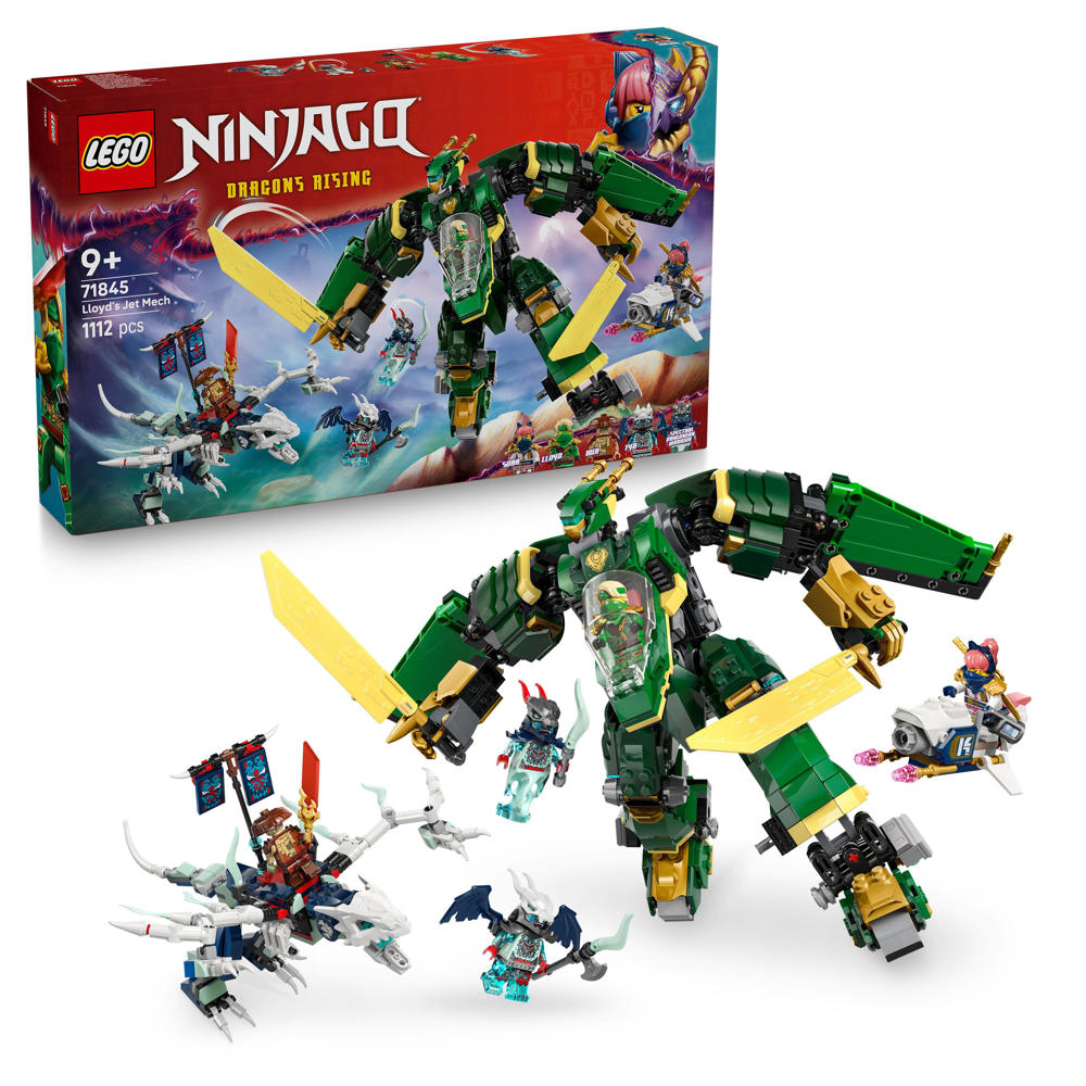 LEGO Ninjago Lloyds Vliegtuigmecha, Ninjabouwset 71845