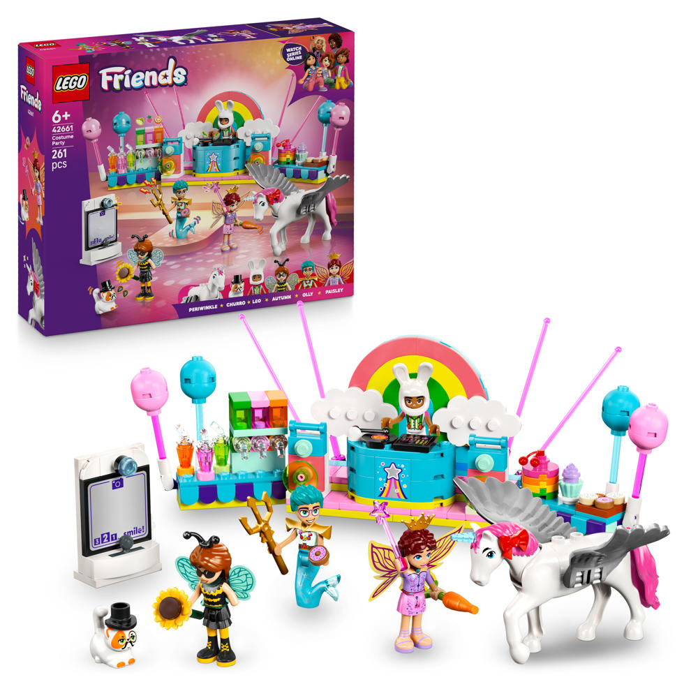 LEGO Friends Verkleedfeestje met Eenhoorn en Fee 42661